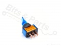 Tuimelschakelaar ASW-14D 1-polig aan/uit SPDT 12V/20A Blauw